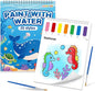 Paint with Water Coloring Books for Toddlers,Sea World Theme Mess Free Watercolor Painting Papers for Kids Water Color Paint Kit Art Craft Gift for Ages 1-3,4-8