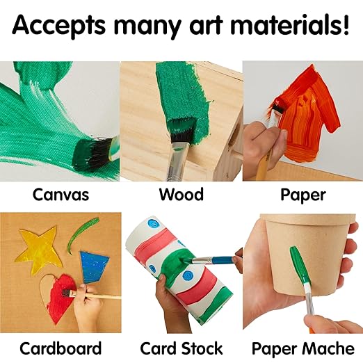 Colorations Paraben-Free Simply Washable Tempera Paint for Kids - 1/2 Gallon Value Size, Vibrant Brown. Non-Toxic and Made in The USA