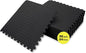 Centr Gym Flooring Exercise Mats - 96 Sq Ft (24-Pack) Interlocking Foam Floor Tiles are Shock Absorbing & Slip Resistant - Non-Toxic Materials Home Workout Equipment