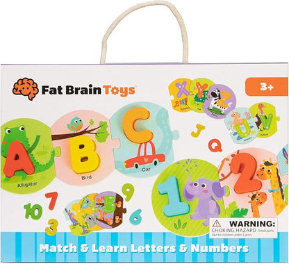 Fat Brain Toys Match & Learn Letters & Numbers - Early Reading & Writing, Preschool