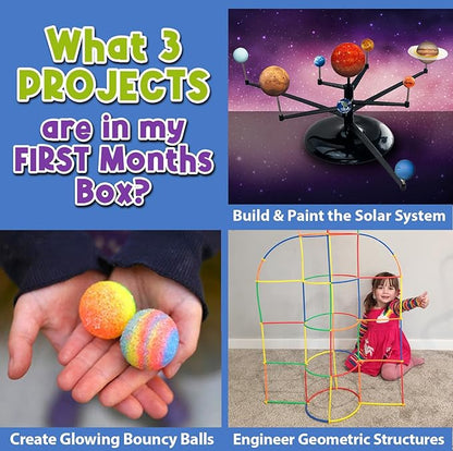 12-Month Science Kit Subscription | 36 Hands-On STEM Projects | Engineering & Building Toys and Educational Activities for Kids Ages 7–12