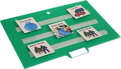 Smile4autism Small 7x9" tools Perfect to Keep Your Loose Visual Picture Cards Organized. Autism ABA, ADHD, Language & Apraxia Aspergers