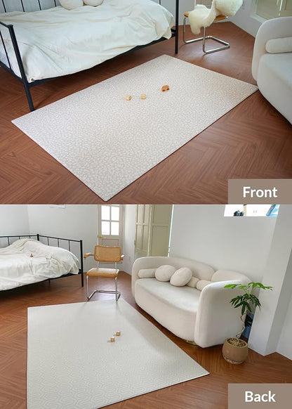 Baby Care Play Mat (Medium, Hygge - Bloom & Entry) 73’’ x 49’’ Original One-Piece Reversible Rollable Waterproof Play Mat for Infants, Babies, Toddler, and Kids