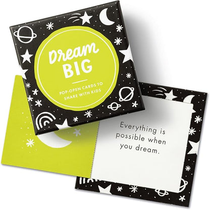 Compendium ThoughtFulls for Kids – 4-Pack of You're Amazing, You Can Do It, You're Incredible, Dream Big – 120 Pop-Open Cards to Share with Kids, Each with a Different Inspiring Message Inside