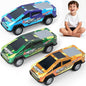 Toy Trucks for Kids 1/32 Model Car 3 Pack,Camouflage: Blue, Yellow, Green,Friction Power Push and Go Pull Back Wind up Race Cars,Toddlers 3 4 5 6 7 8 for Boys and Girls Birthday Party Gift