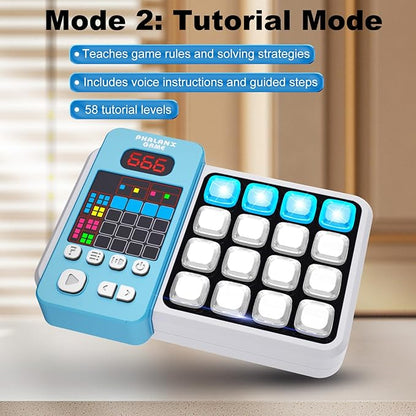 Logic Puzzle & Memory Game for Kids 3+, Tutorial Mode & LED Display – Interactive Brain Development Game for Family Fun & Gifts
