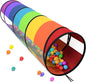 Extra-Large Play Tunnel for Toddlers 1-3 Years – Pop-Up Baby Crawl Tube, Sensory Activity, Indoor & Outdoor Kids Toy, Collapsible for Easy Storage