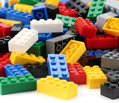 Feleph 2x4 Bricks 320 Pieces Multicolored Basic Parts Building kit Creative Play Set Blocks Toy Accessories Compatible with 3001 Major Brands (8 Mixed Color)
