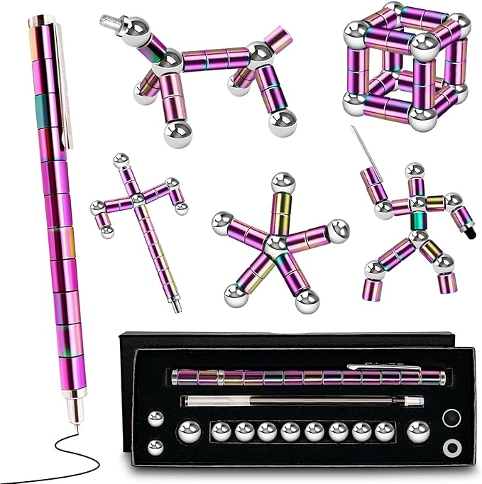 Fidget Pen Gifts for Boyfriend - Novelty Christmas Stocking Stuffers for Men Women Adults, Cool Gadgets Pens with Stylus, Gifts for Adults who Have Everything, for Men Women Him
