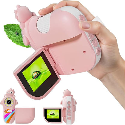 Microscope for Kids: 3-in-1 Portable Handheld Microscope & Digital Explorer Kit, Educational STEM Toy, Holiday & Birthday Gift for Ages 3-12 Girls Boys, Pocket Miniscope for Backyard, Park, Classroom