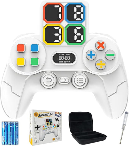 SMILESSKIDDO Math Games Calculate Number of 24, Electronic Math Multiplication Game for Learning Addition, Subtraction, Division, and Multiple, Educational Handheld Games Gift for Kids Adults