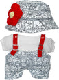 17cm Doll Clothes & Outfit Set for 17cm Dolls Hoodies Jeans Accessories Outfits Luxury Chic Doll Clothing & Style Bundle(NO Doll)