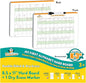 Channie’s Visual Dry Erase Alphabet or Numbers Hard Board - Handwriting for Pre-K, Kindergarten, Elementary School Students (My First Alphabet) Homeschool Learning Supplies & Summer Teaching Workbooks