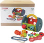 Tolo Bio Tool Box | 14-Piece Kids Engineering Tool Set with Screwdriver, Spanner, Connectors, Screws, Bolts, Nuts & Gears | Educational STEM Toy for Creative Play | Portable with Sturdy Handle