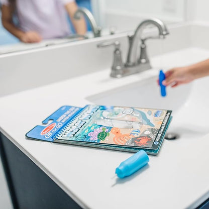 Melissa & Doug On The Go Water Wow! Mess Free Coloring Book, Reusable Water-Reveal Activity Pad, Under The Sea, Travel Toys, Party Favors, for Toddlers & Kids Ages 3+ - FSC Certified