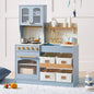 Tiny Land Play Kitchen for Kids, Wooden Toy Kitchen Set with Storage & Accessories, Toddler Kitchen Playset with Stove & Sink, Kids Kitchen Playset Gift for Ages 3-8