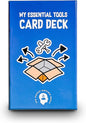 My Essential Self-Care Tools Card Deck, Mindfulness Cards for Promoting Mental Coping Skills & Calm, Resilience Building for Men/Women, 1 Deck/52 Pieces with Guidebook