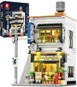 Reobrix Japanese Game Store Building Blocks 66503, Creative Japanese Toys Model Set, 2 in 1 Street View House with Lighting, Ideal Collectible Gift Choice for Adults 14+