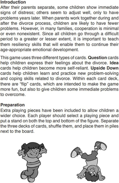 The Upside Down Divorce Game: A Game to Help Children Turn Their Lives Right Side Up