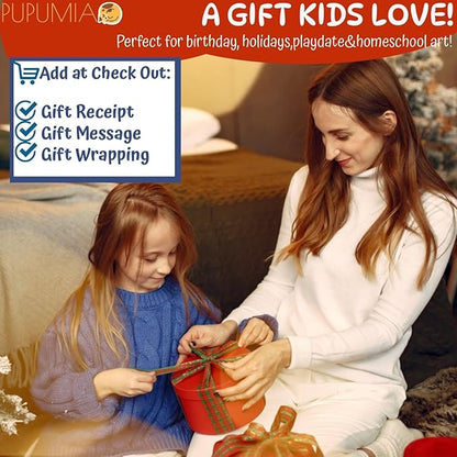 PupuMiao Sewing Kit for Kids DIY Embroidery Sewing Kit Cute Animal Sewing Projects Easy Crafts with English Instructions, Perfect for Beginners, Girls Boys Ages 4-12 (Koala+Cow+Penguin+Bunny)