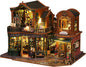 OZJAY DIY Miniature House Kit, Tiny House Kit with Dust Proof Cover & Music Movement, DIY Wooden Dollhouse Miniature Kit for Adults Teen, Wooden Crafts Lovely Dollhouse Kit