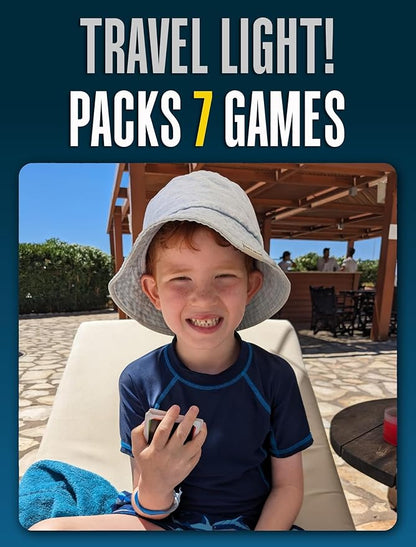 DINOSAURS Card Game - Matching Pairs, Snap, Trumps, Rummy, Happy Families (7 Games To Play) | Travel Game, Gift, Stocking Stuffer | for Adults, Kids, Boys, Girls | Age 5+, 1-8 Players
