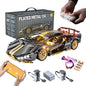 Sport Race Car Building Block Sets for Adults Boys,1:14 Technical Remote Control APP Supercar Toys Kits with LED Lights Collectible MOC Contruction for Teens Age 8-12 12-16,14+