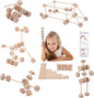 Wooden Building Blocks for Kids, STEM Preschool Learning Toys for Children, Educational Creative Construction Gift for Boys and Girls, 60 Pcs.