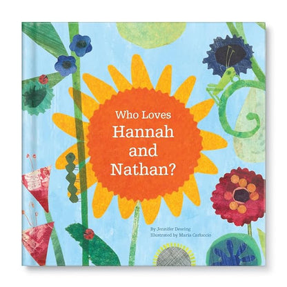 Who Loves Me? (Siblings) - Personalized Children's Story - I See Me! (Blue Hardcover)