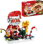 Santa Claus Classic Crutches Building Blocks Toys- Building Toys for Children, Boys & Girls, Ages 9+ - Indoor Decorations for Home/Santa Claus Figure- Gifts for Boys & Girls-665pcs