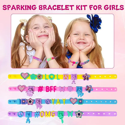 Friendship Bracelet Making Kit for Girls, Christmas Gifts Art & Craft Kits for Kids, DIY Jewelry Making Kit, Birthday Present for Ages 4-12, Toy for Age 4, 5, 6, 7, 8, 9, 10, 11, 12 Years Old
