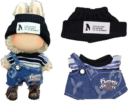 Clothes for 15/17cm Dolls(NO Doll) - Outfit for with Accessories Suit - Clothes Set for Dolls Dress Up