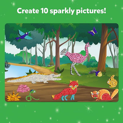 Skillmatics Foil Fun - Animals, No Mess Art for Kids, Travel Toys, Craft Kits, DIY Creative Activity, Gifts for Boys & Girls Ages 4, 5, 6, 7, 8, 9