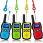 Wishouse Walkie Talkies for Kids Adults Long Range,Xmas Birthday Gift for 3 4 5 6 7 8 9 10 Year Old Boys Girls,Hiking Camping Gear Toys with Lamp,Lanyards,VOX,Easy to Use,4 Pack(No Battery No Charger)