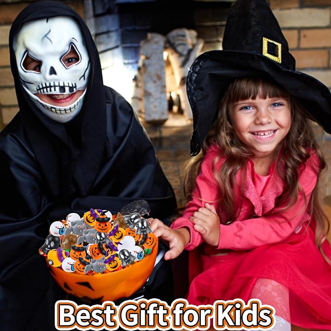 KIMOBER 24Pcs Halloween Pull Back Cars,Assorted Mini Friction Powered Vehicle for Kids Halloween Party Favors Trick or Treat Goodie Gifts Bag Fillers