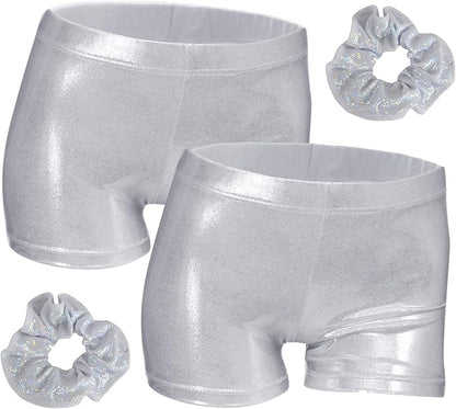 Aosva Little Big Girls' Sparkle Dance Tumbling Athletic Gymnastics Short 2-14Years