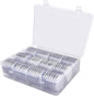 ALCYON 84 Pieces 46 mm Coin Capsules, with Foam Gasket and Plastic Storage Organizer Box, Coins Holder Collector Case for Coin Collection Supplies 6 Sizes (20/25/27/30/38/46mm) - Transparent