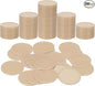 uxcell Plastic Poker Chips, Learning Counters Counting Counters Disk Marker Opaque Game Token for Game Play Math Counting