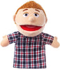 1 Pcs Family Hand Puppets 12 Inch Grandparents, Mom & Dad, Brother & Sister Plush Hand Puppet Toys Role-Play Toy Puppets for Kids Storytelling Imaginative Pretend Play Teaching Preschool(Dad)