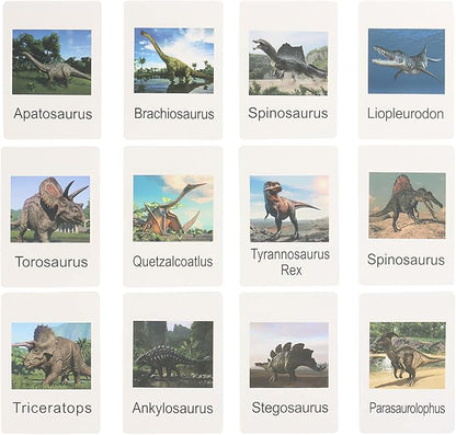 Small Dinosaur Figurines Learning & Education Toys, Plastic Realistic Dinosaur Animal Figures Games Toys, Preschool Learning Activities Matching Game Science Toys (Dinosaur)