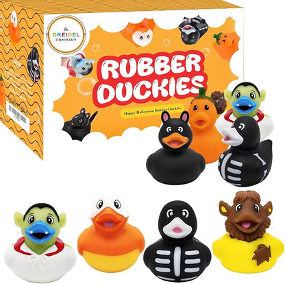 Halloween Rubber Duck Toy Duckies for Kids, Fun Bath Birthday Gifts Baby Showers Summer Beach and Pool Activity, 2" (400-Pack)