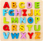 Alphabet Puzzle Wooden ABC Letter Puzzle for Toddlers Preschool Learning Early Educational Toys for Baby Girls Boys 1 2 3 Years Old (Capital Letter)
