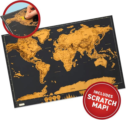 Abacus Brands Virtual Reality World Atlas Gift Box - Illustrated Interactive VR Atlas and STEM Learning Activity Set - for Ages 8 and Up