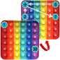 Number Counting Poppers, Sensory Bubble Popping Fidgety Board, Math Manipulatives for Elementary Preschool Kindergarten Classroom, Montessori Educational Learning Activities for Kids