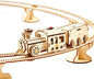 3D Wooden Puzzles Little Truck Train Model Kits Includes Engine & Track, Brainteaser and Puzzle for Christmas/Birthday,Gifts for Adults and Teens to Build Combination