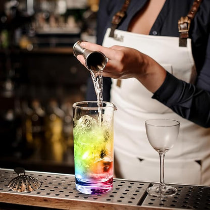 50 Pcs Light Up Coasters for Drinks, Colorful LED Coasters Sticker Lights, LED Bottle Lights for Liquor Bottles,Home Bar,Club,Party,Wedding Decor