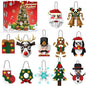 Christmas Ornaments Building Set 2025 Advent Calendar - 12 DIY Xmas Tree Hanging Decorations with Santa, Snowman More, Christmas Stocking Stuffer Building Toys Gift for Girls Boys Ages 6+