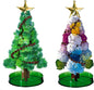 2PCS Magic Growing Christmas Tree, Crystal Christmas Tree, Green Colorful Presents Novelty Kit for Kids, Funny Educational and Party Toys DIY Christmas Decorations