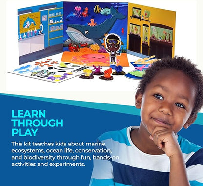 Educational Science STEM Kit for Kids Ages 6–8- Gift for Boys & Girls (Oscar Marine)