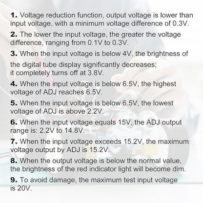 DIY Power Module Soldering Kit, PEMENOL LM2596 Universal 1.5V/3.3V/5V/12V/Adjustable Voltage Output Power Supply Module for School College Electronic DIY Soldering Practice Experiments and Testing